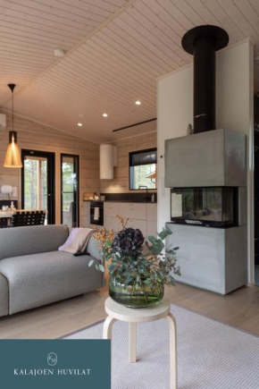 Hirsihuvila Villa Letto, pihasauna & ulkoporeamme, Kalajoki